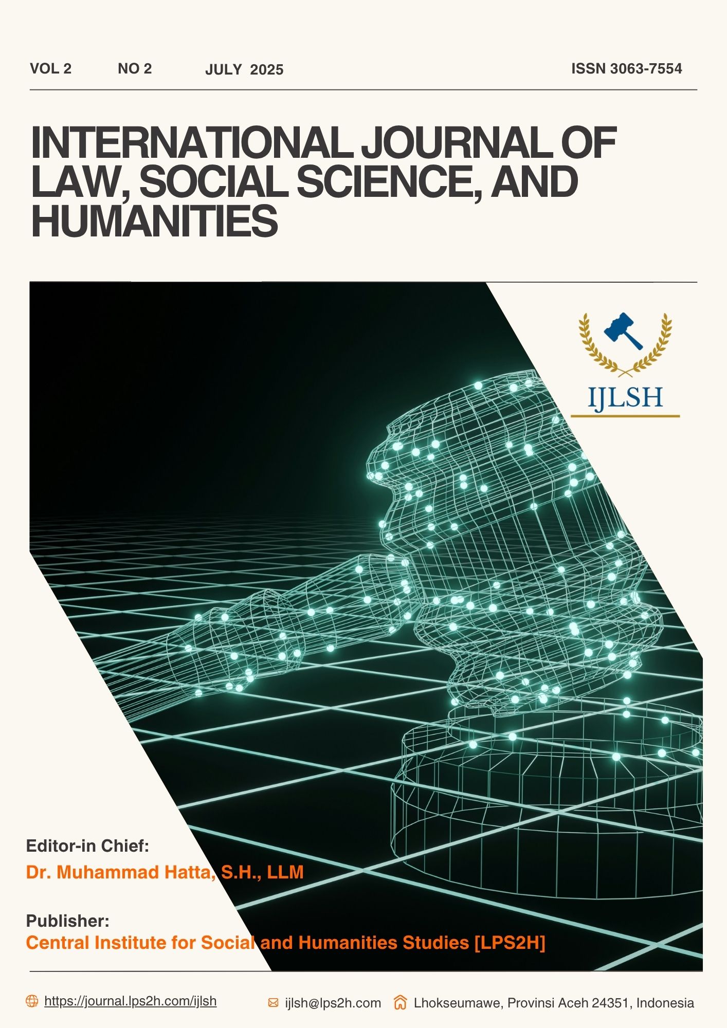 View Vol. 2 No. 2 (2025): IJLSH - July 2025